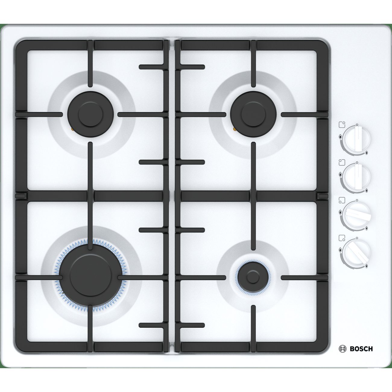 

Встраиваемая варочная панель газовая Bosch PBP6C2B92R белый, PBP6C2B92R