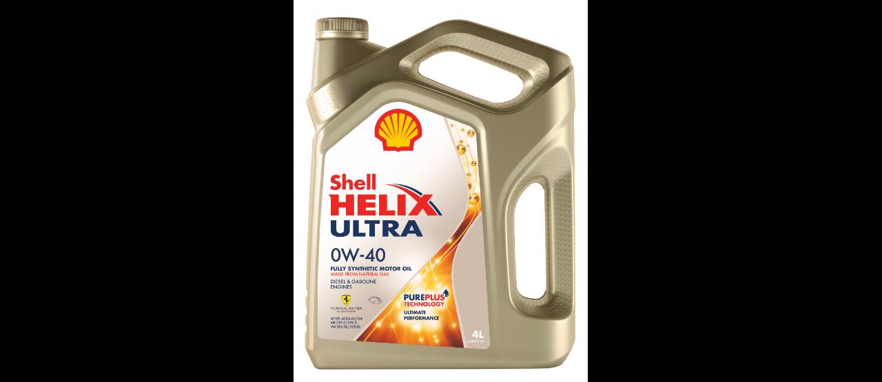 Моторное масло Shell синтетическое 0W40 Helix Ultra тapi Sp Acea A3/B3 A3/B4 4л 100044990477