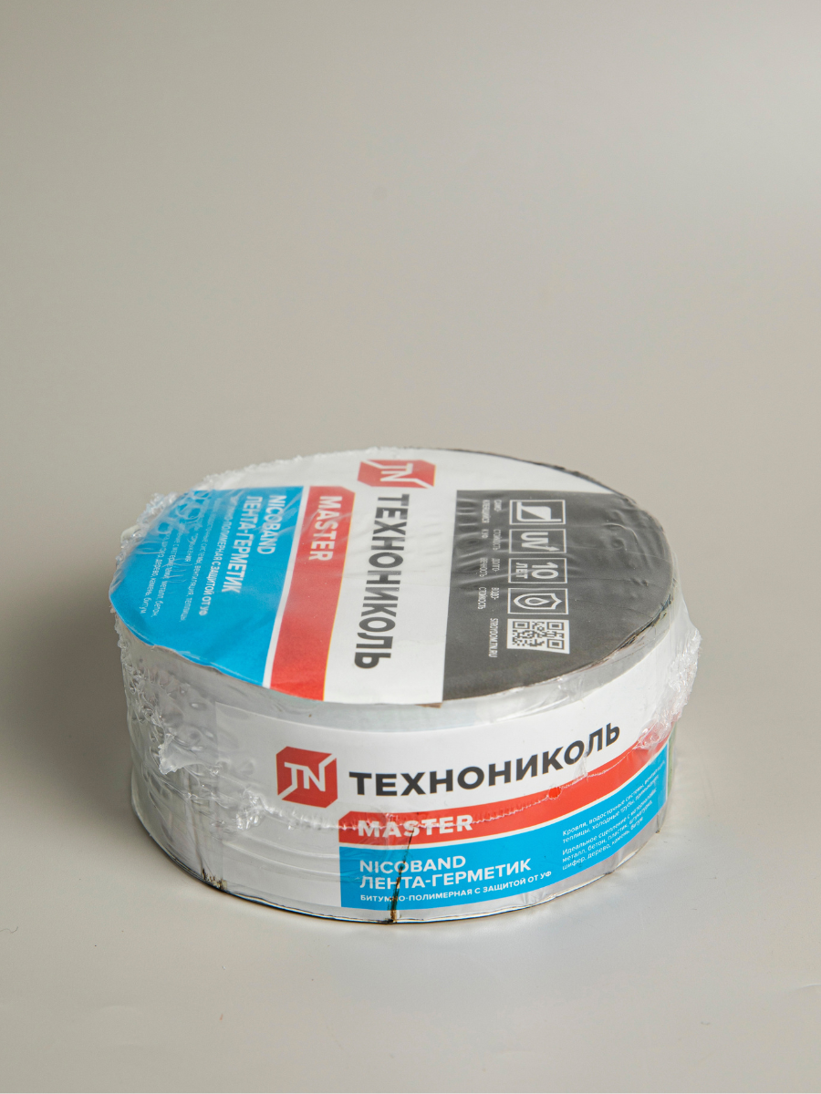 

Лента-герметик Технониколь NICOBAND серебристый 3м х 5см, 343858-1, NICOBAND