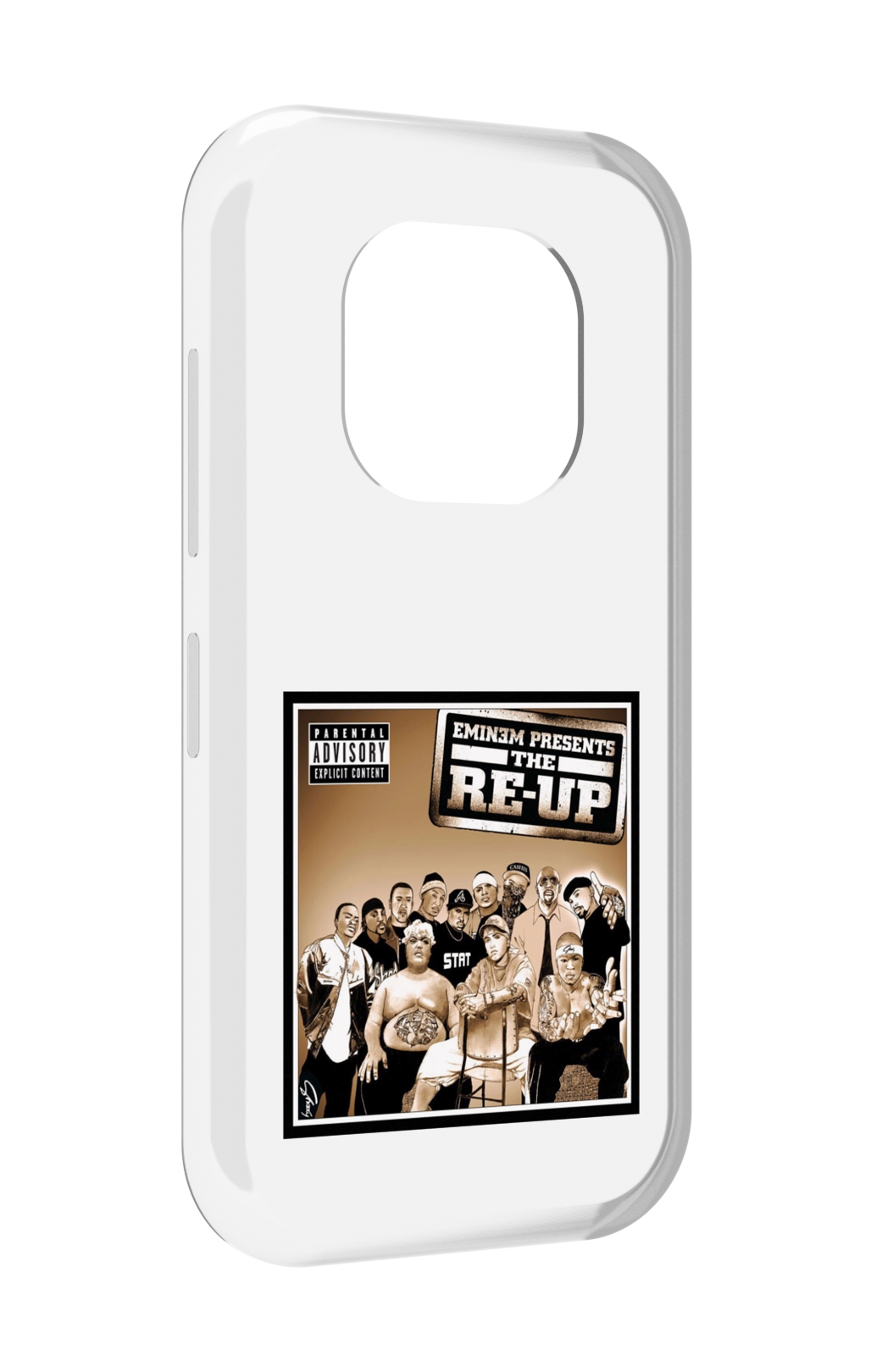 

Чехол MyPads EMINEM PRESENTS, THE RE-UP для Doogee V20, Прозрачный, Tocco