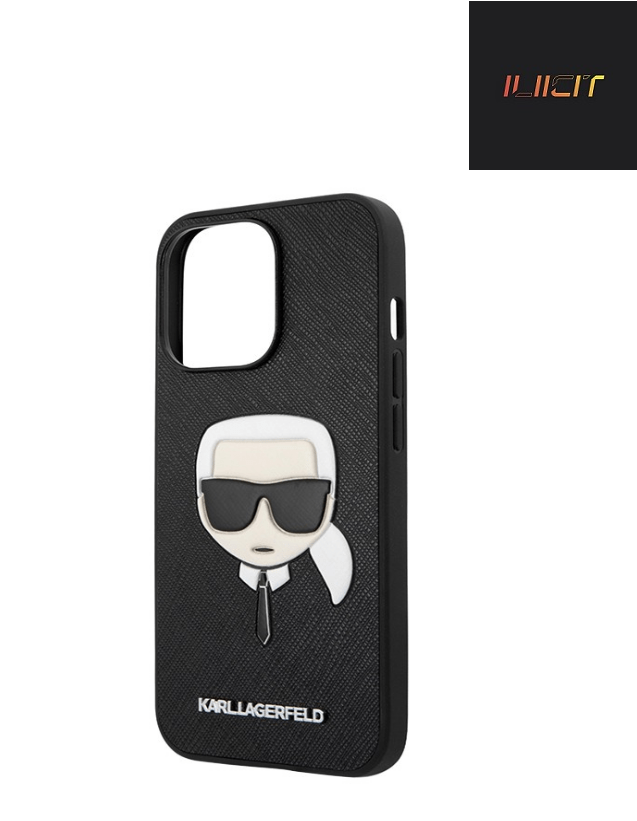 

Чехол iPhone 15 Plus KARL LAGERFELD SAKH, черный (IS974194)