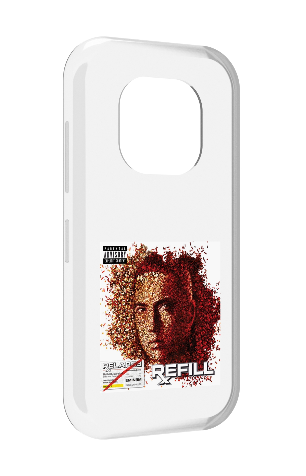 

Чехол MyPads Eminem RELAPSE, REFILL для Doogee V20, Прозрачный, Tocco