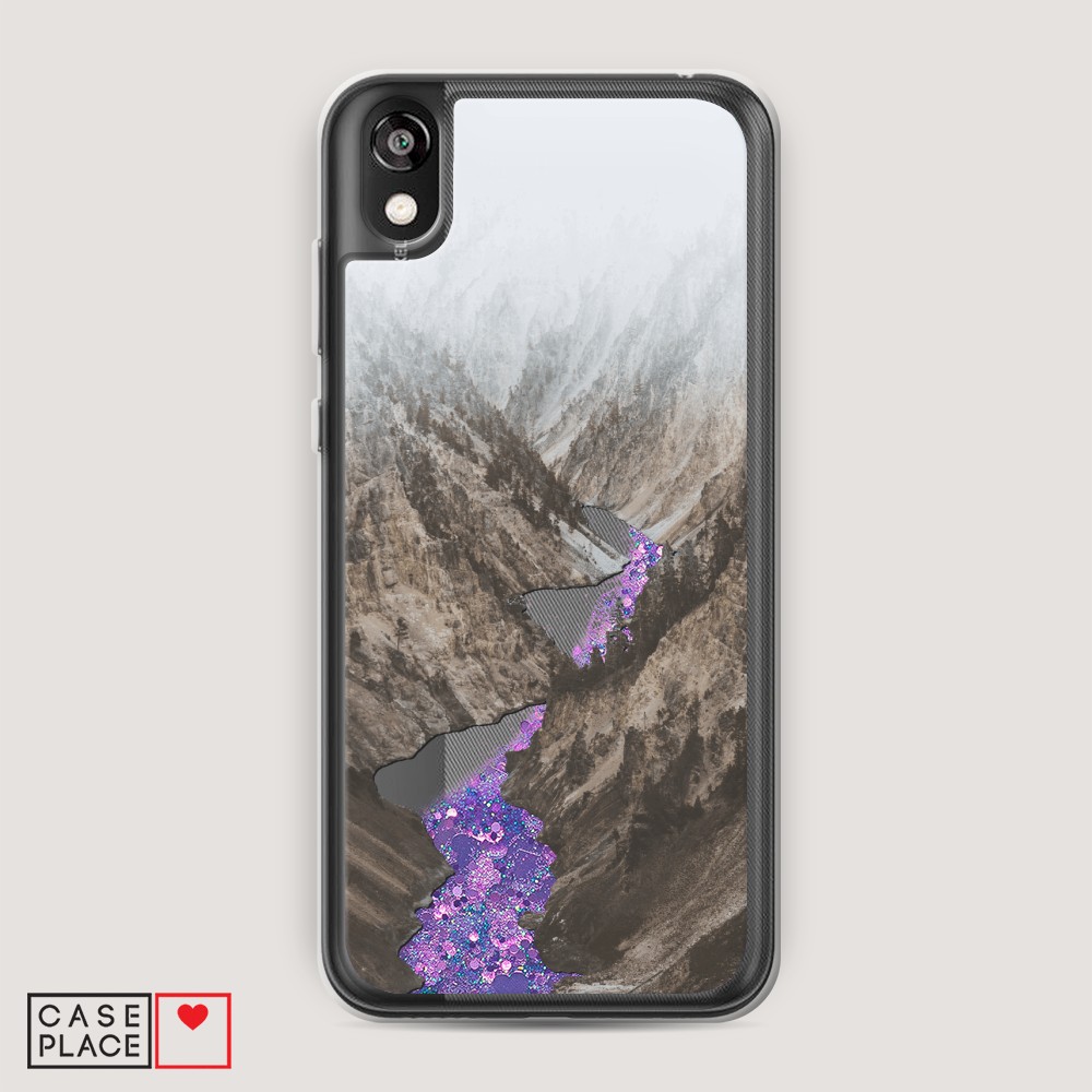 

Чехол Awog на Honor 8S/Huawei Y5 2019 "Горная река", Разноцветный, 69092-1