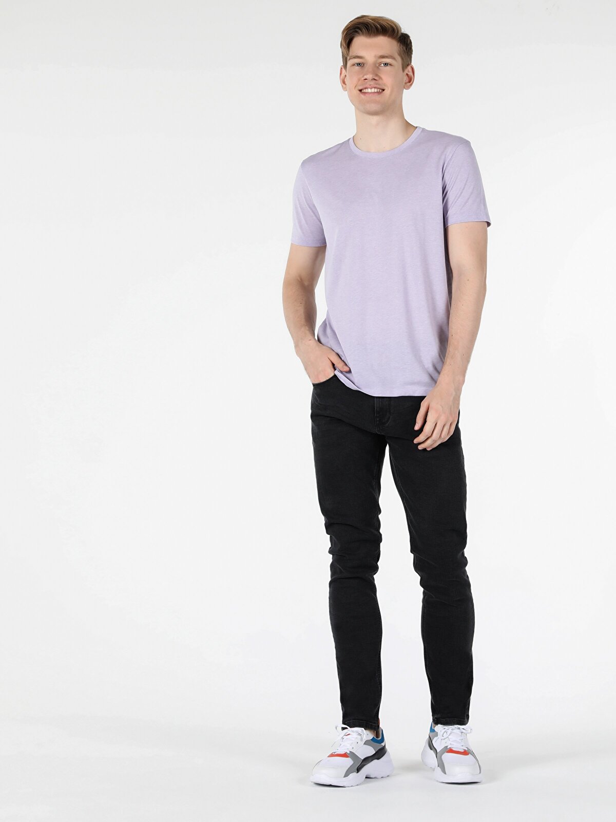 

Футболка мужская Colins CLTKTTSHM0022575_Q1.V1 фиолетовая XXL, Фиолетовый, CLTKTTSHM0022575_Q1.V1