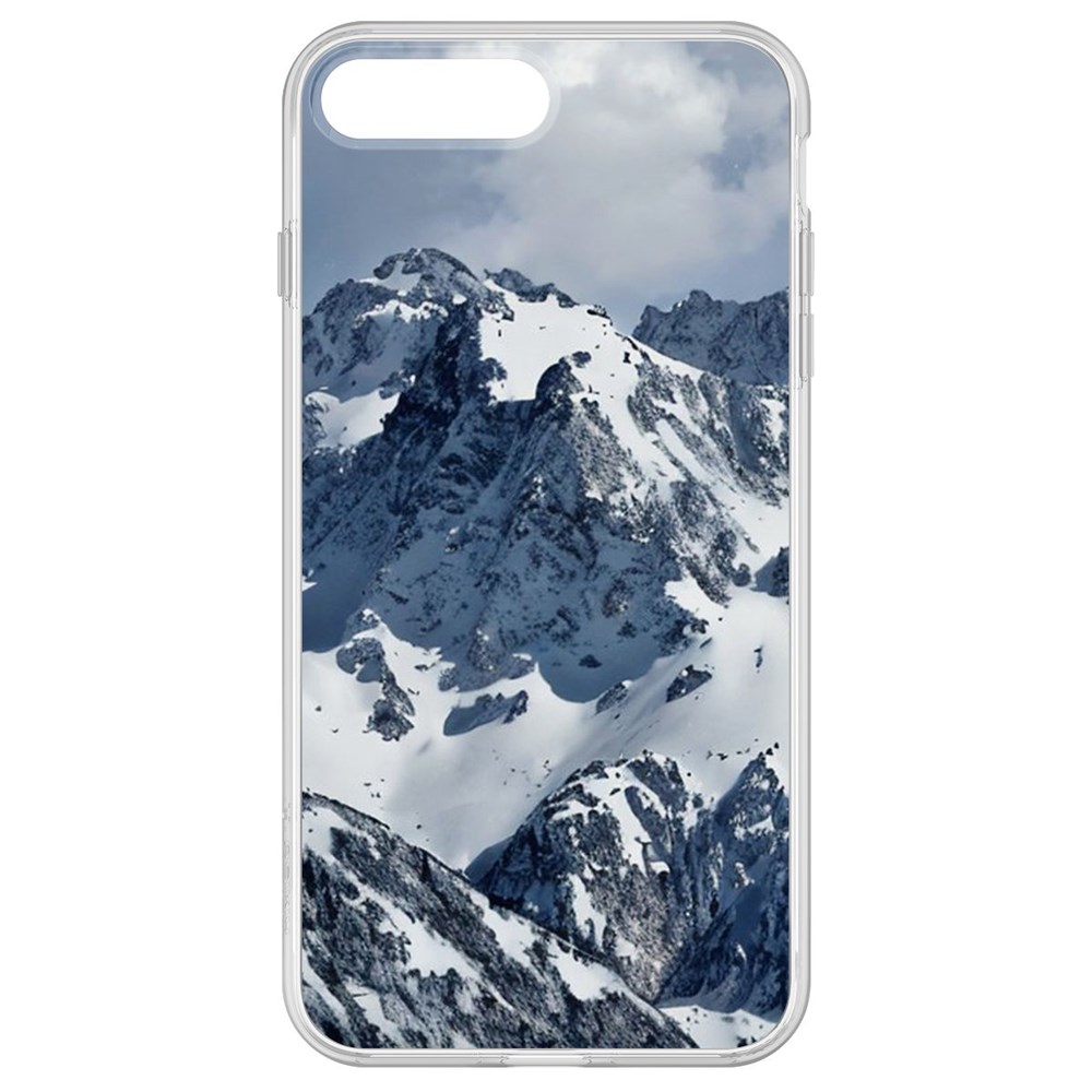 

Чехол-накладка Krutoff Clear Case Горы для iPhone 7 Plus, Прозрачный