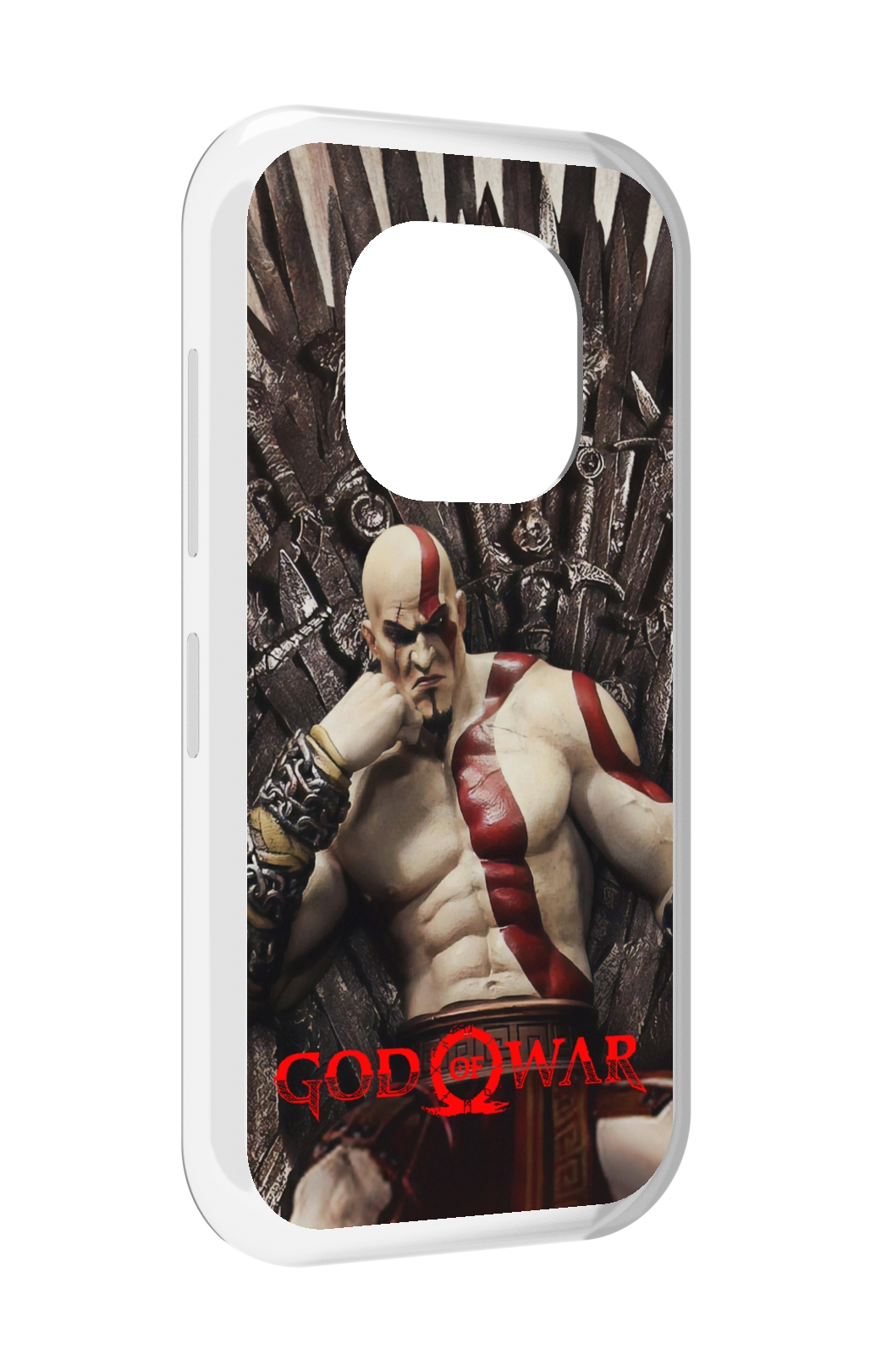 

Чехол задняя-панель-накладка-бампер MyPads God of War Кратос для Doogee V20 противоударный, Прозрачный, Tocco