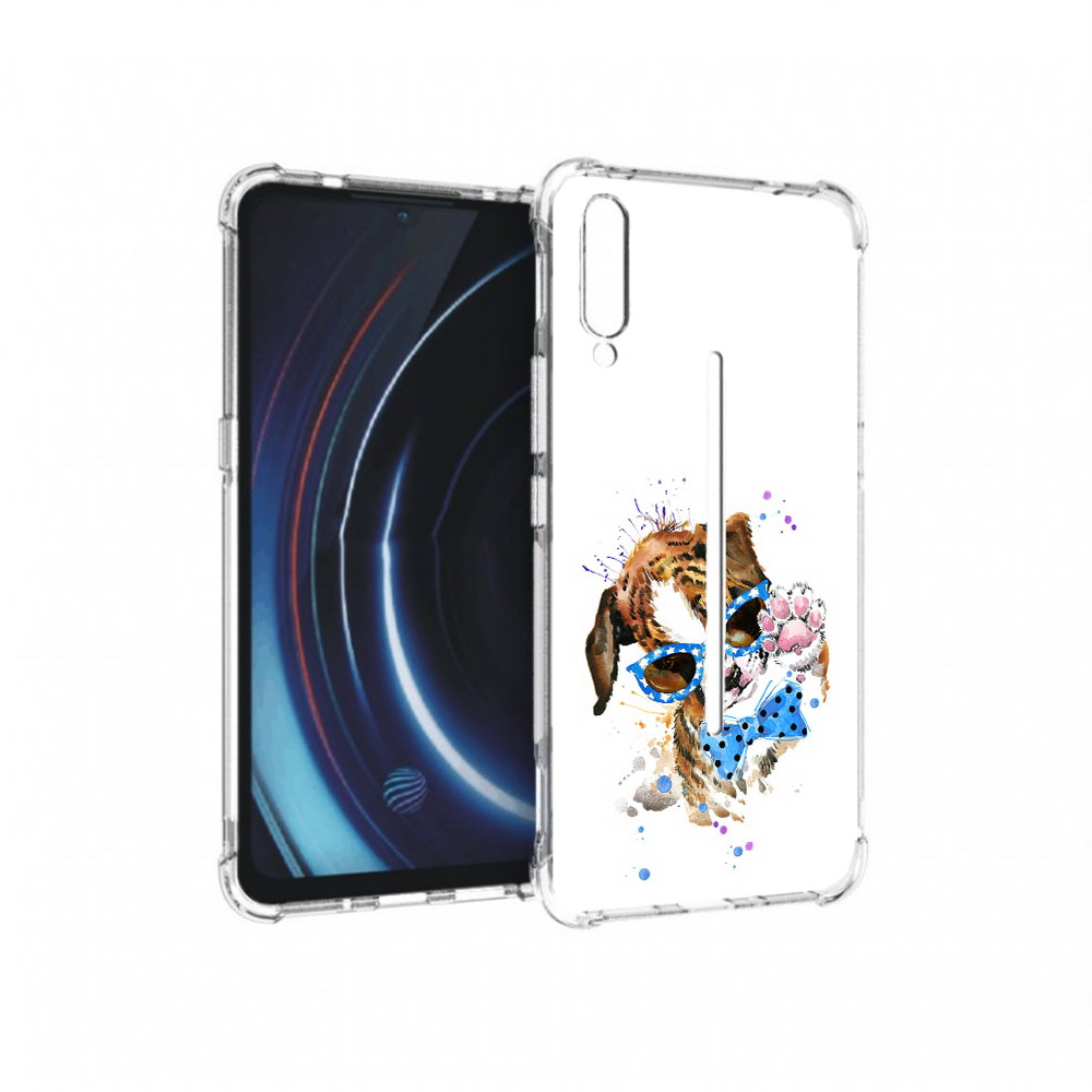 

Чехол MyPads Tocco для Vivo iQOO лапочка (PT226955.389.434), Прозрачный, Tocco