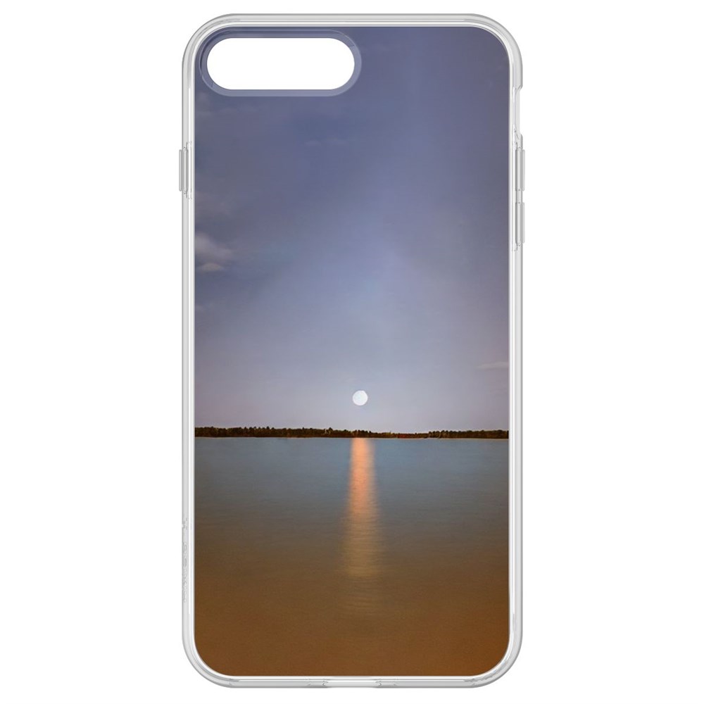 

Чехол-накладка Krutoff Clear Case Закат над рекой для iPhone 7 Plus, Прозрачный