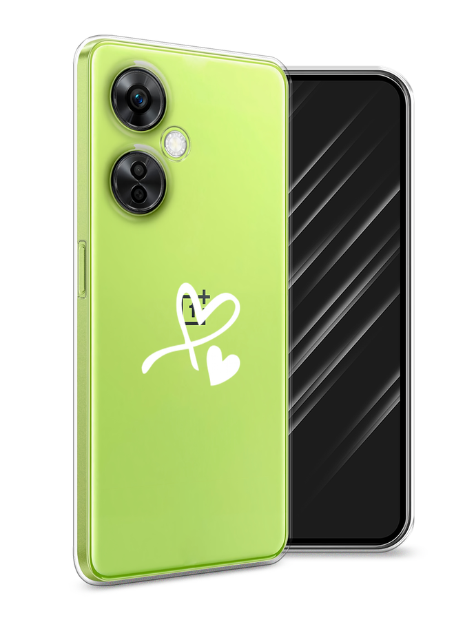 

Чехол Awog на OnePlus Nord N30 5G/Nord CE3 5G/Nord CE3 Lite "Сердечко минимализм", Белый, 153850-1