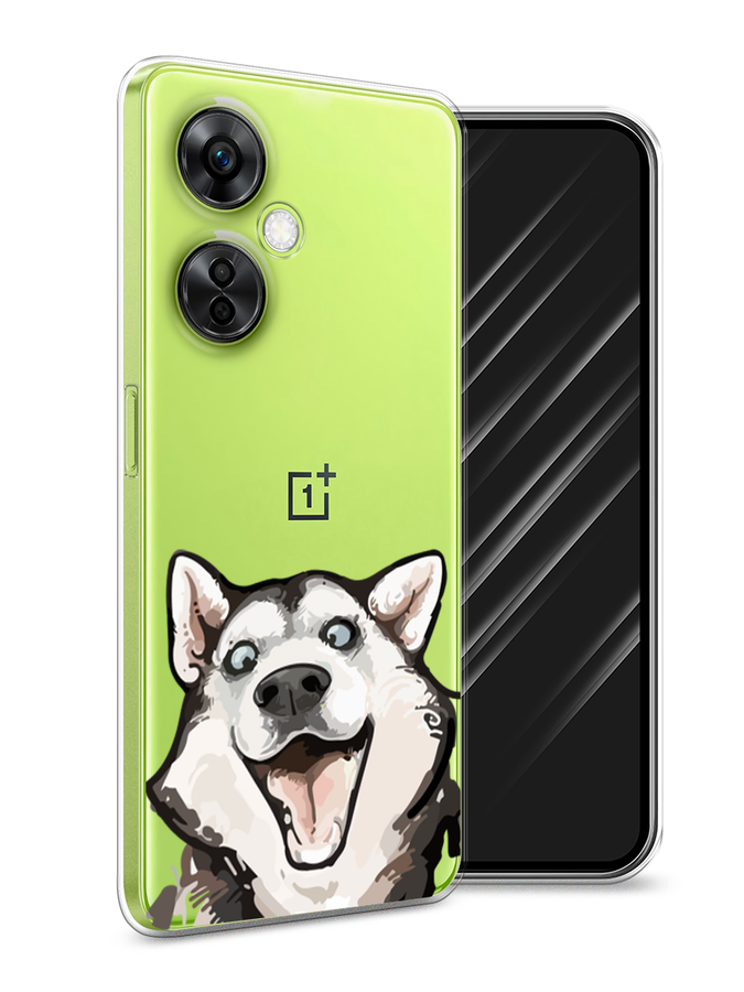 

Чехол Awog на OnePlus Nord N30 5G/Nord CE3 5G/Nord CE3 Lite "Радостный хаски", Белый;голубой;черный, 153850-1