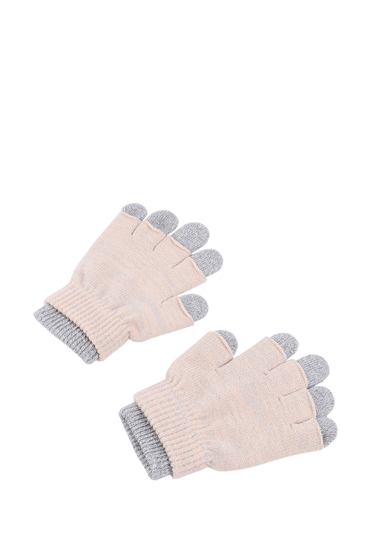 Перчатки детские Daniele Patrici B8391, розовый; серый, 14