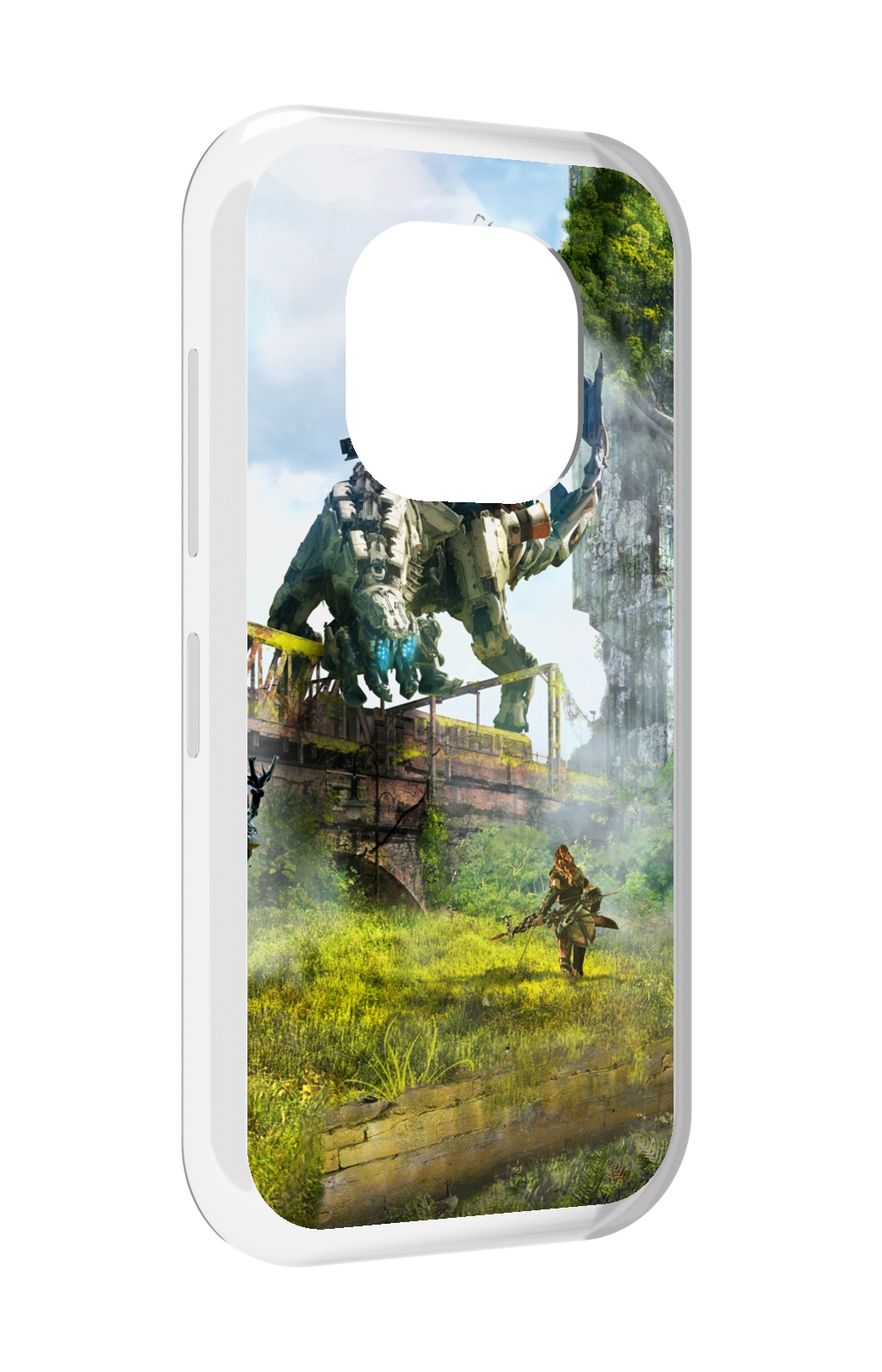 

Чехол задняя-панель-накладка-бампер MyPads Horizon Zero Dawn для Doogee V20 противоударный, Прозрачный, Tocco
