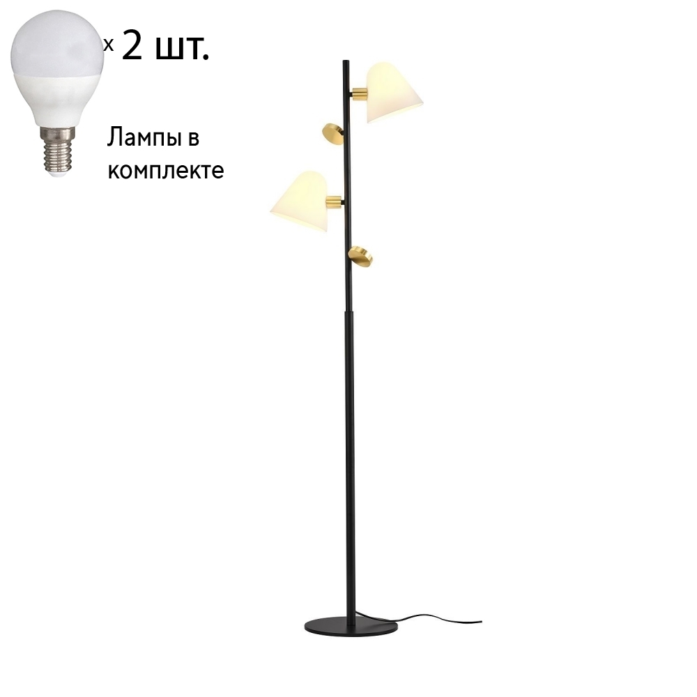 

Торшер с лампочками Favourite Statera 3045-2F+Lamps E14 P45