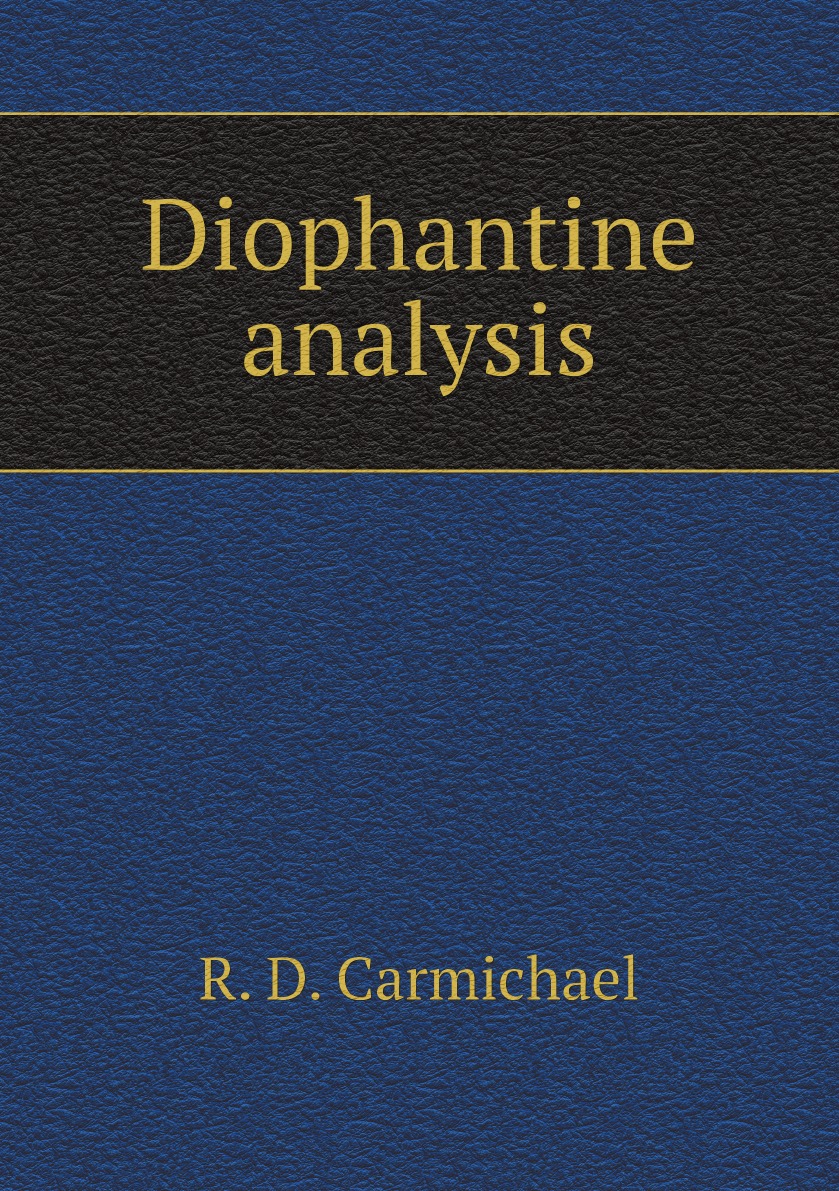 

Diophantine analysis