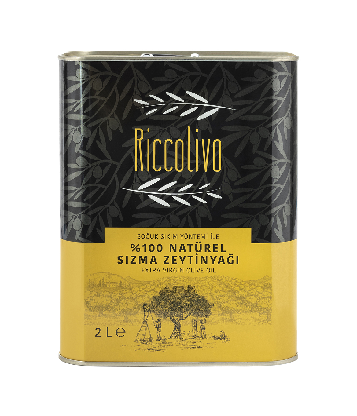 

Оливковое масло Riccolivo Extra Virgin холодный отжим, 2 л, Extra Virgin