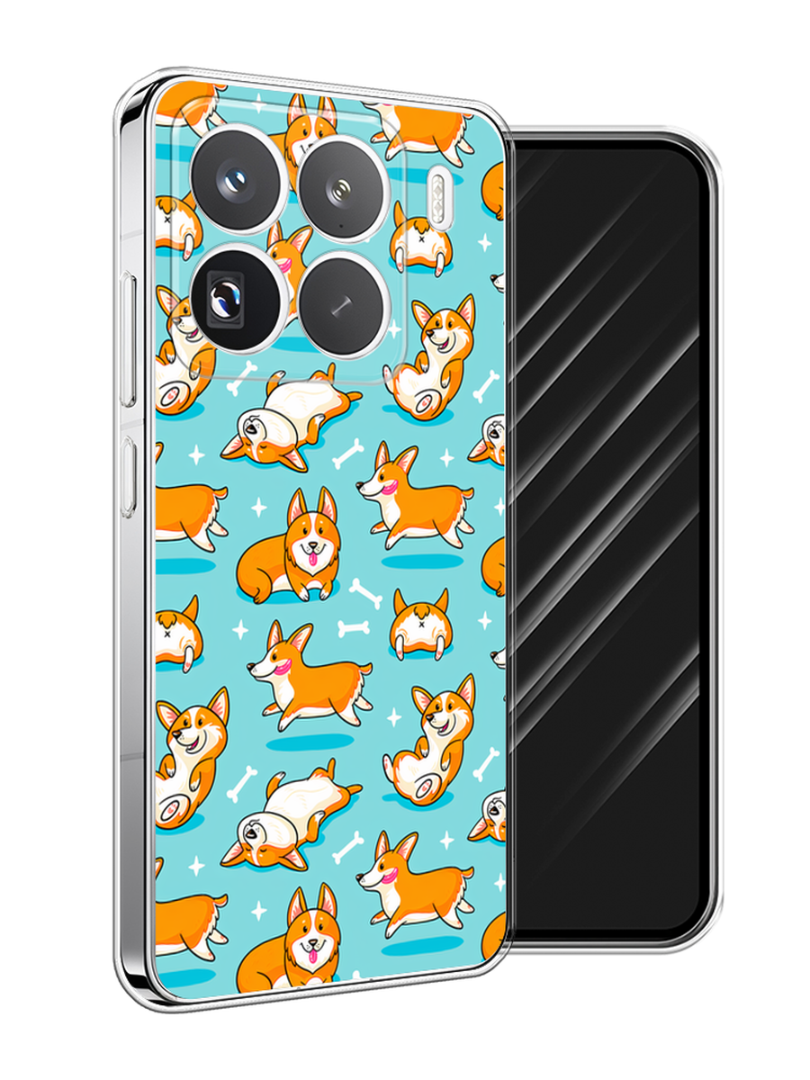 

Чехол Awog на Xiaomi 15 Pro "Веселые корги", Коричневый, 323750-1