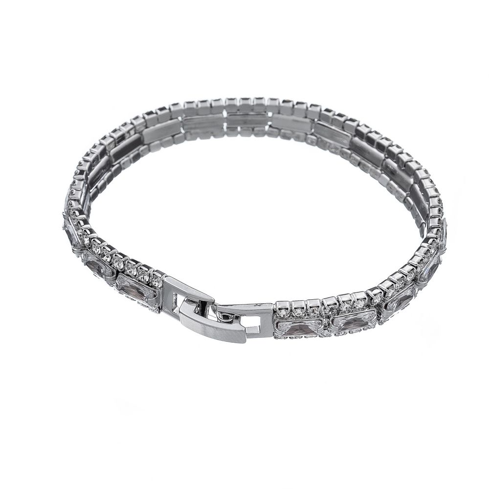 

Браслет из бижутерного сплава с swarovski р.19-20 Moon Paris MB-23.04-014, MB-23.04-014