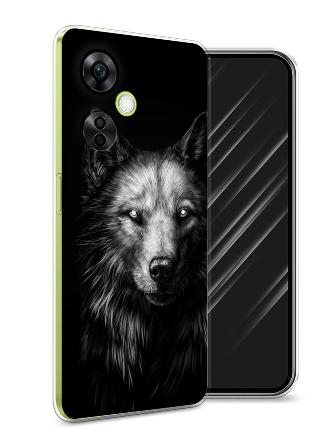 

Чехол Awog на OnePlus Nord N30 5G/Nord CE3 5G/Nord CE3 Lite "Волк черно белый", Серый;бежевый;белый, 153950-1