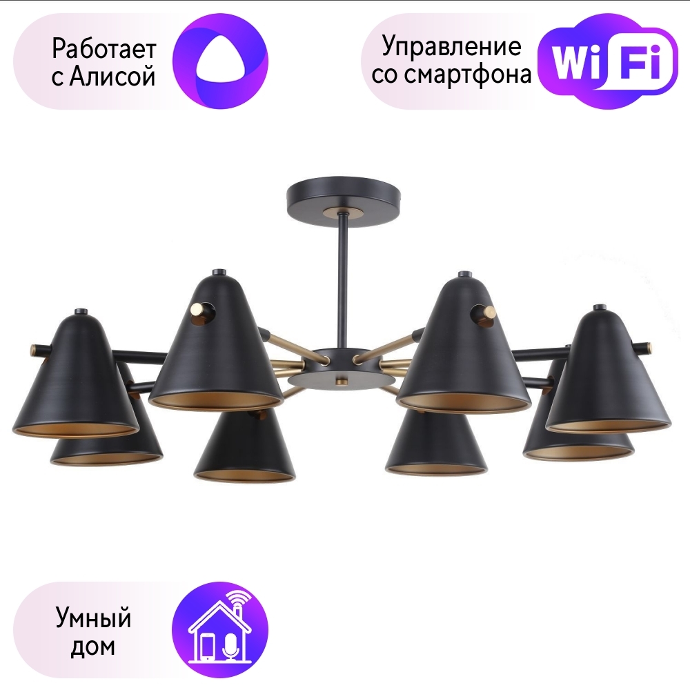 

Люстра на штанге F-Promo Rigor с поддержкой Алиса 2844-8P-A