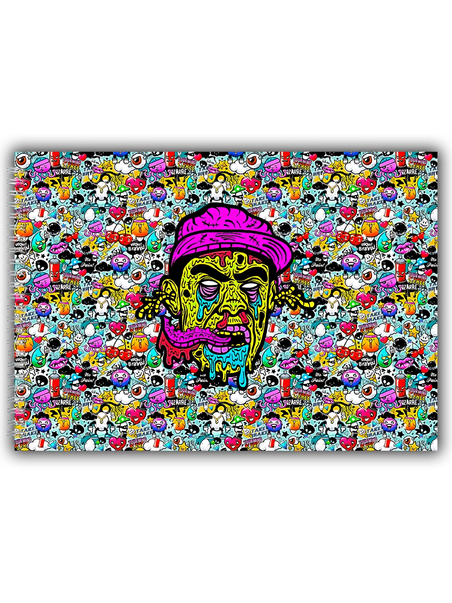 

Альбом для рисования DRABS Рэпер Tyler the creator (Zombie graffiti)
