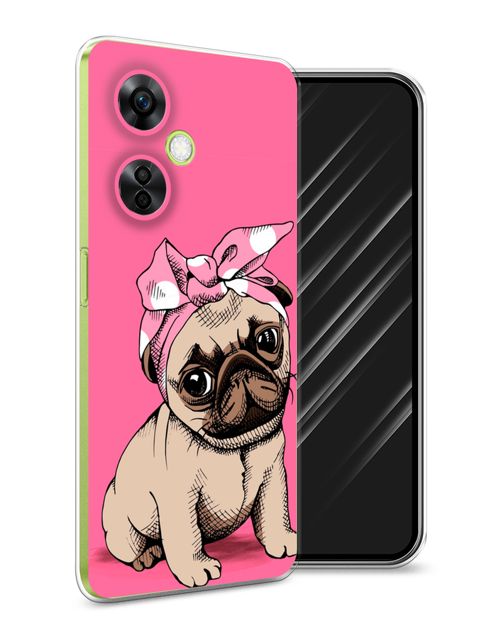 

Чехол Awog на OnePlus Nord N30 5G/Nord CE3 5G/Nord CE3 Lite "Dog Pin-Up", Розовый;бежевый, 153950-1