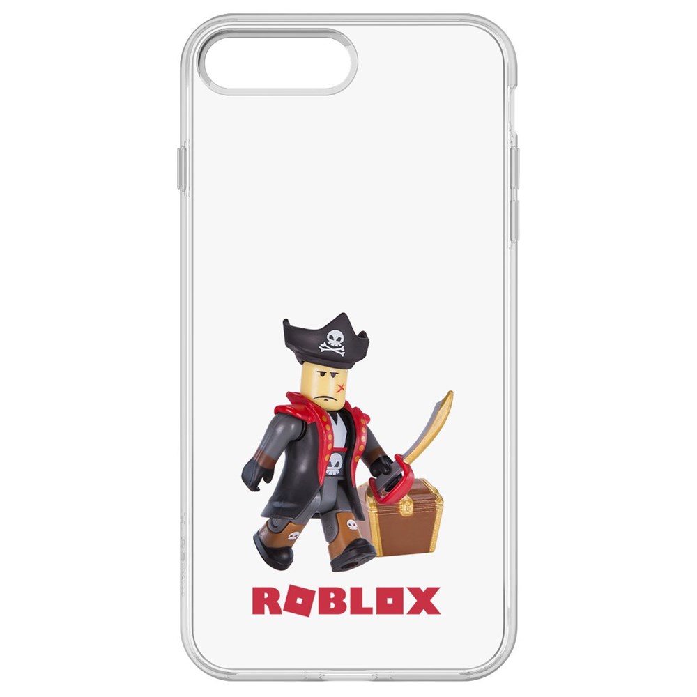 

Чехол-накладка Krutoff Clear Case Roblox-Капитан Ярость для iPhone 8 Plus, Прозрачный