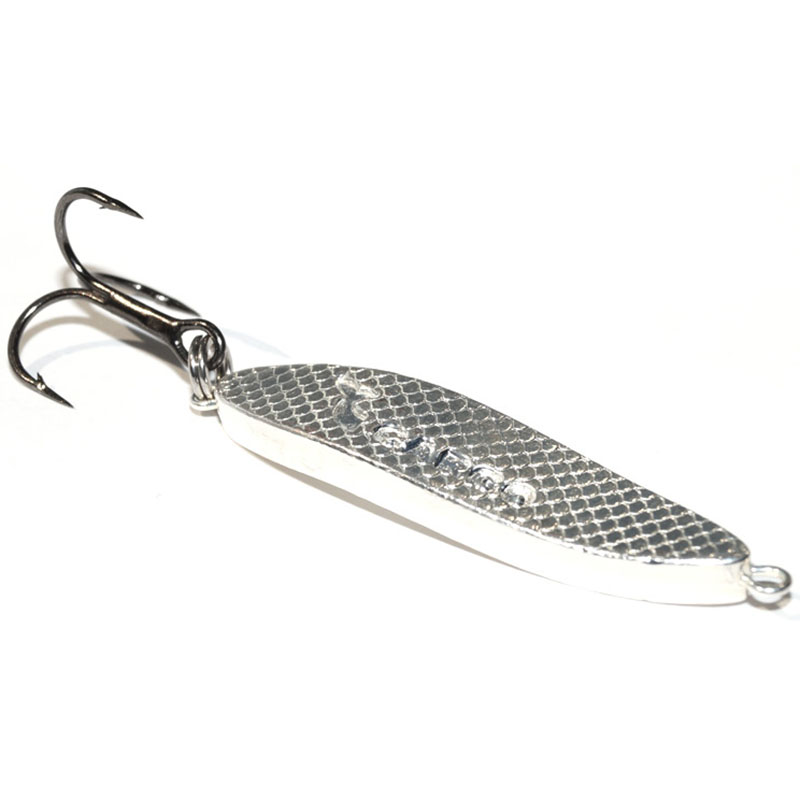 

Блесна Cargo Silver heavy "Classic" 20г 4.7 см, крупная чешуя, Серый, Блена Heavy Classic