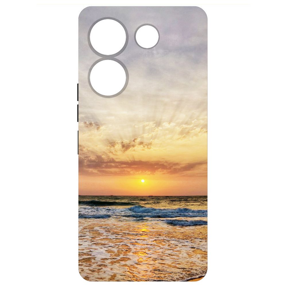 

Чехол-накладка Krutoff Soft Case Индия, Пляжи Гоа для TECNO Camon 20 черный