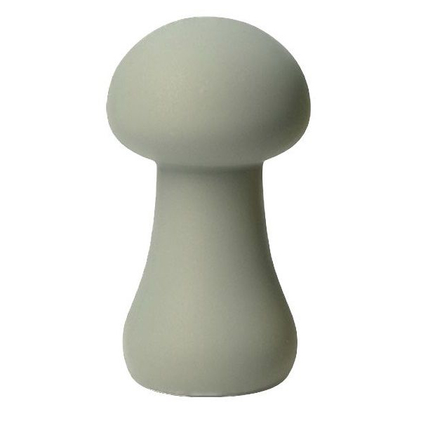 Зеленый перезаряжаемый клиторальный стимулятор-грибочек CNT Mushroom