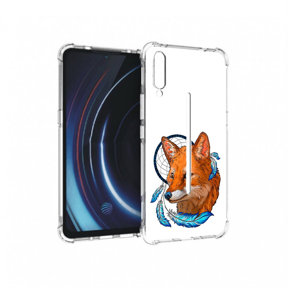 

Чехол MyPads Tocco для Vivo iQOO лиса и ловец снов (PT226955.389.438), Прозрачный, Tocco