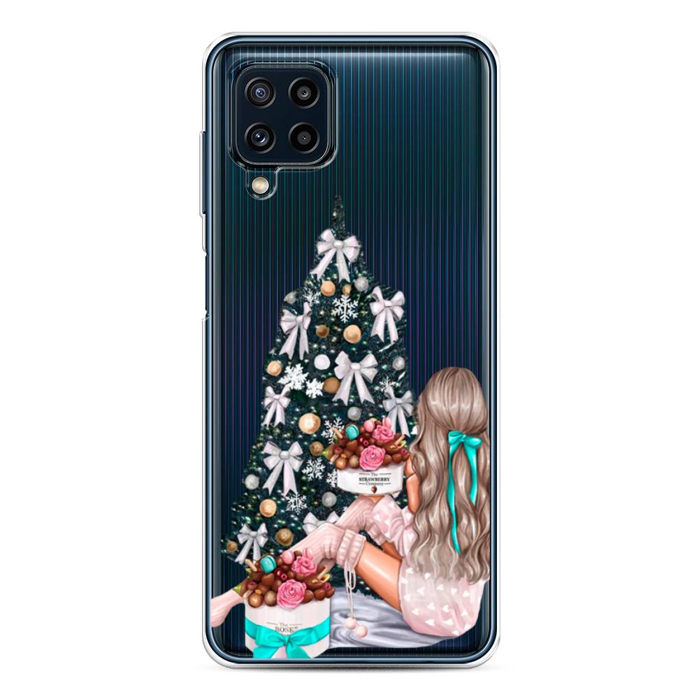 

Чехол на Samsung Galaxy A22/M22/M32 "New Year", Зеленый;бежевый;голубой, 2103550-5
