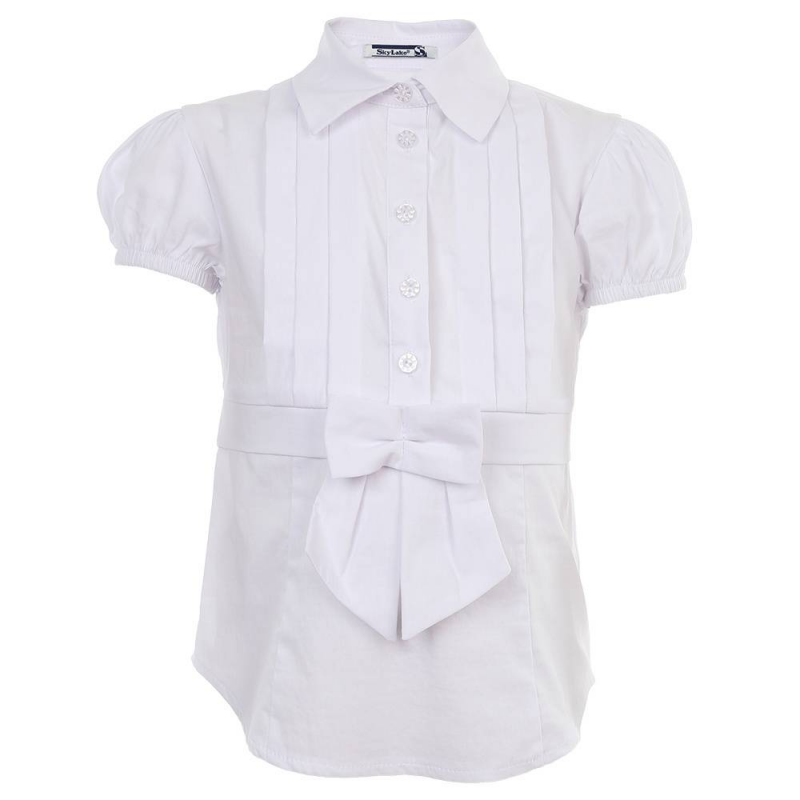 Блузка детская SkyLake ШФ-862, белый, 146