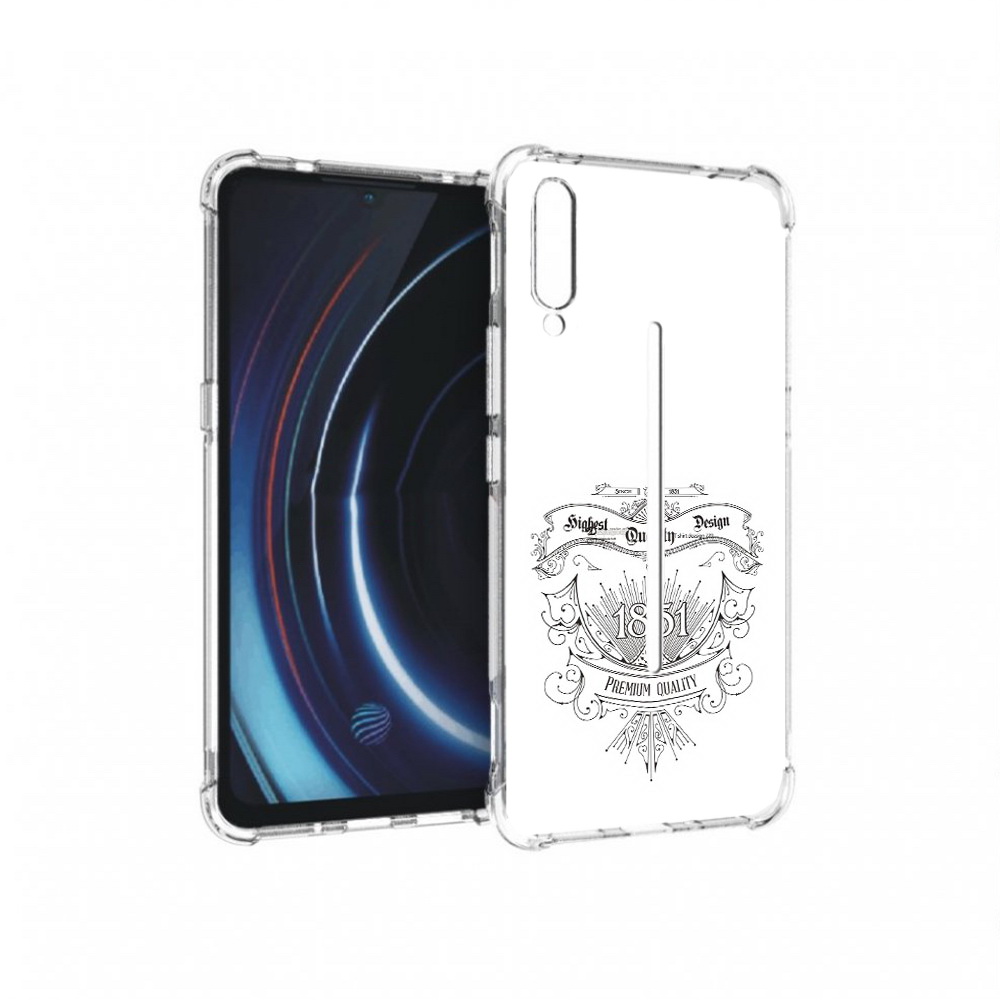 

Чехол MyPads Tocco для Vivo iQOO логотип 1851 год (PT226955.389.444), Прозрачный, Tocco