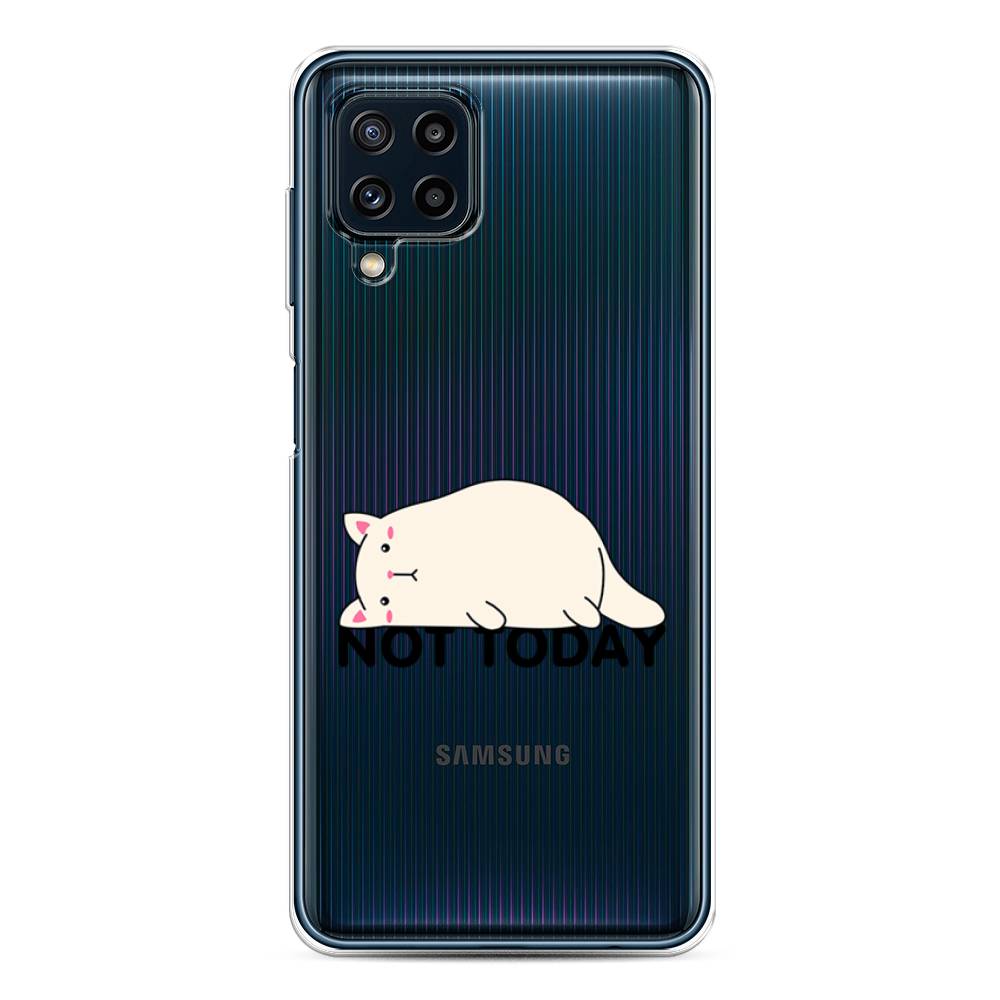 

Чехол на Samsung Galaxy A22/M22/M32 "Cat not today", Белый;розовый;черный, 2103550-1