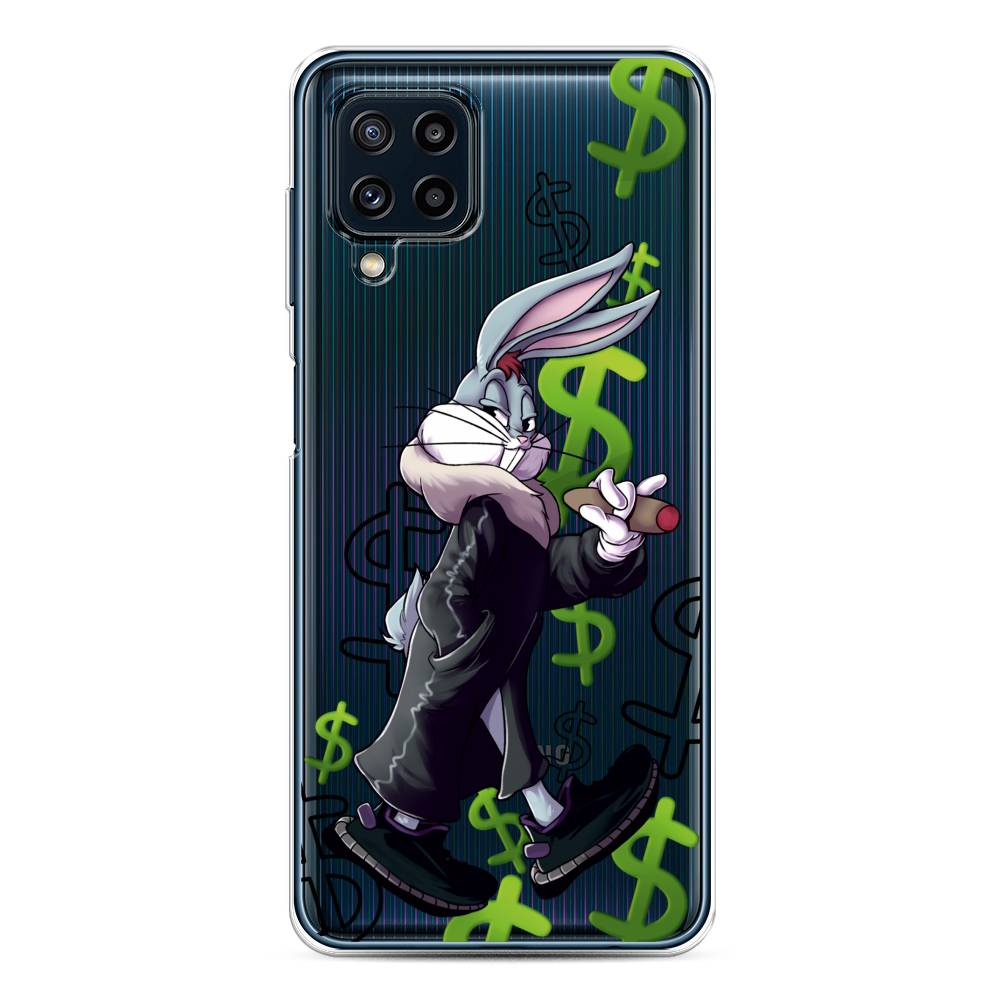 

Чехол на Samsung Galaxy A22/M22/M32 "Rich Bugs Bunny", Зеленый;черный;голубой, 2103550-6