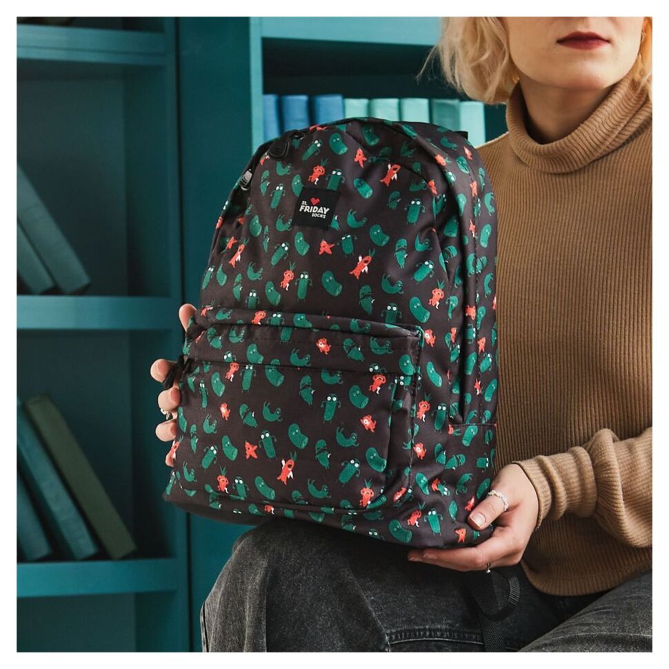 

Рюкзак женский St. Friday bag-2-10 черный, 42х35х10 см, bag-2-10