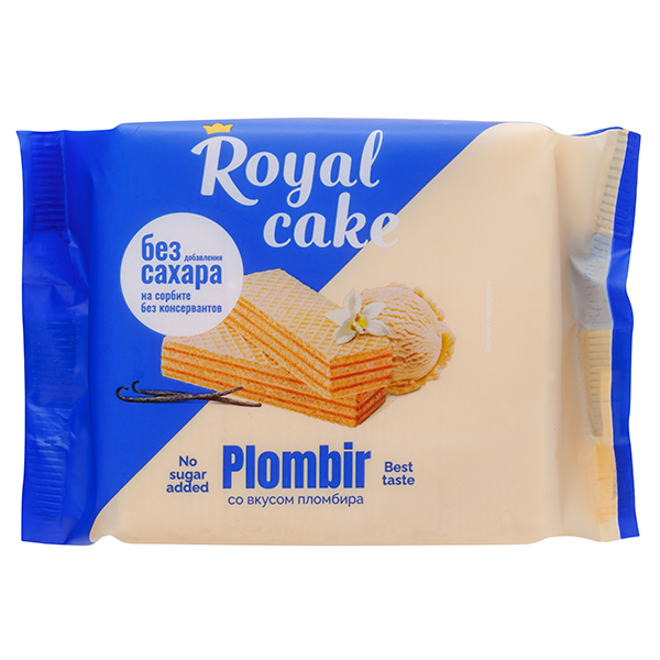 Вафли Royal Cake протеиновые арахис в глазури 50 г