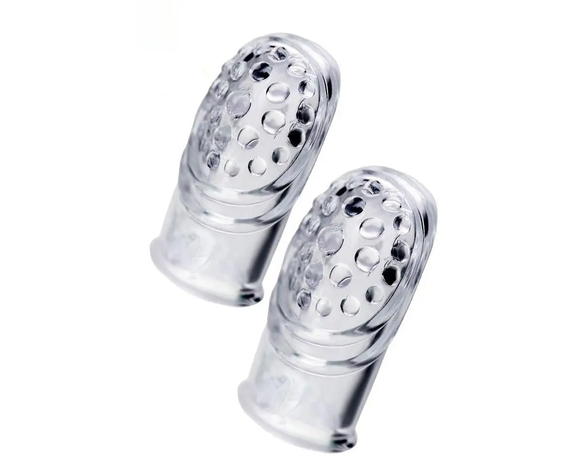 Комплект из 2 прозрачных насадок на палец Favi