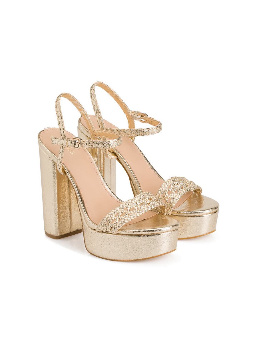 

Босоножки женские Guess 001394217 золотистые 40 EU, Золотистый, 001394217