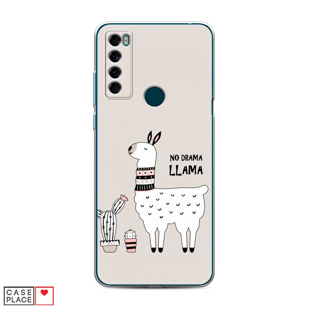 

Чехол Awog на TCL 20 SE "No drama LLama", Разноцветный, 290350-2