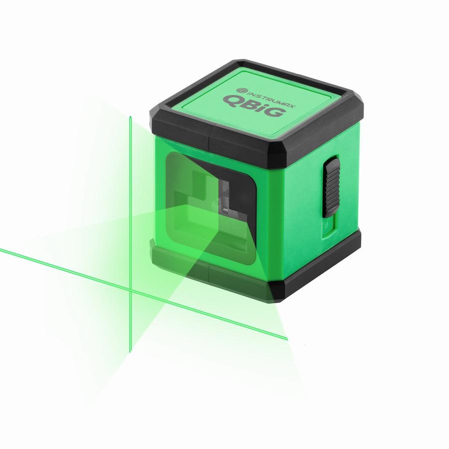 Лазерный нивелир Instrumax QBiG зеленый перекрестный лазерный нивелир laserliner