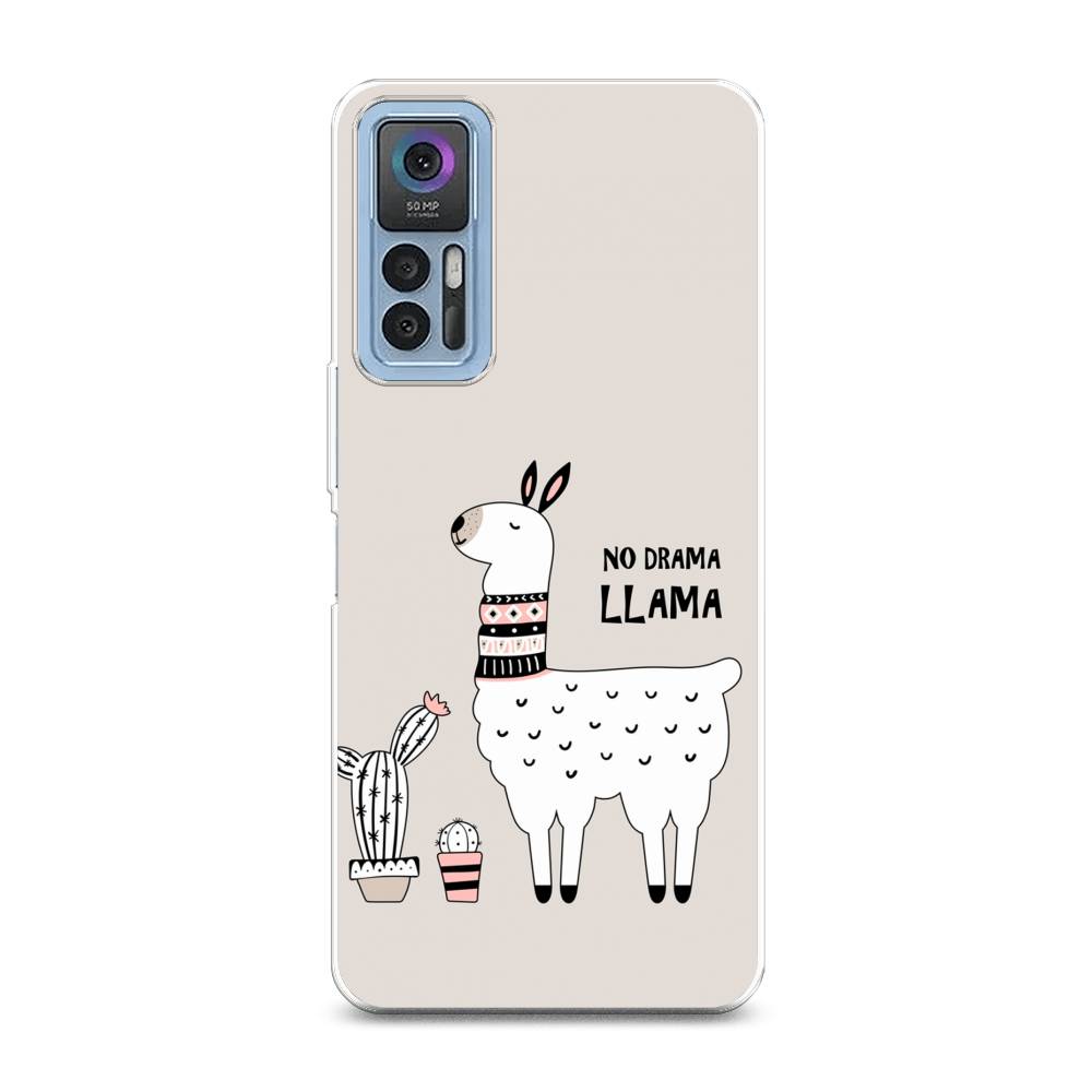 

Чехол Awog на TCL 30/30 Plus "No drama LLama", Разноцветный, 290950-2