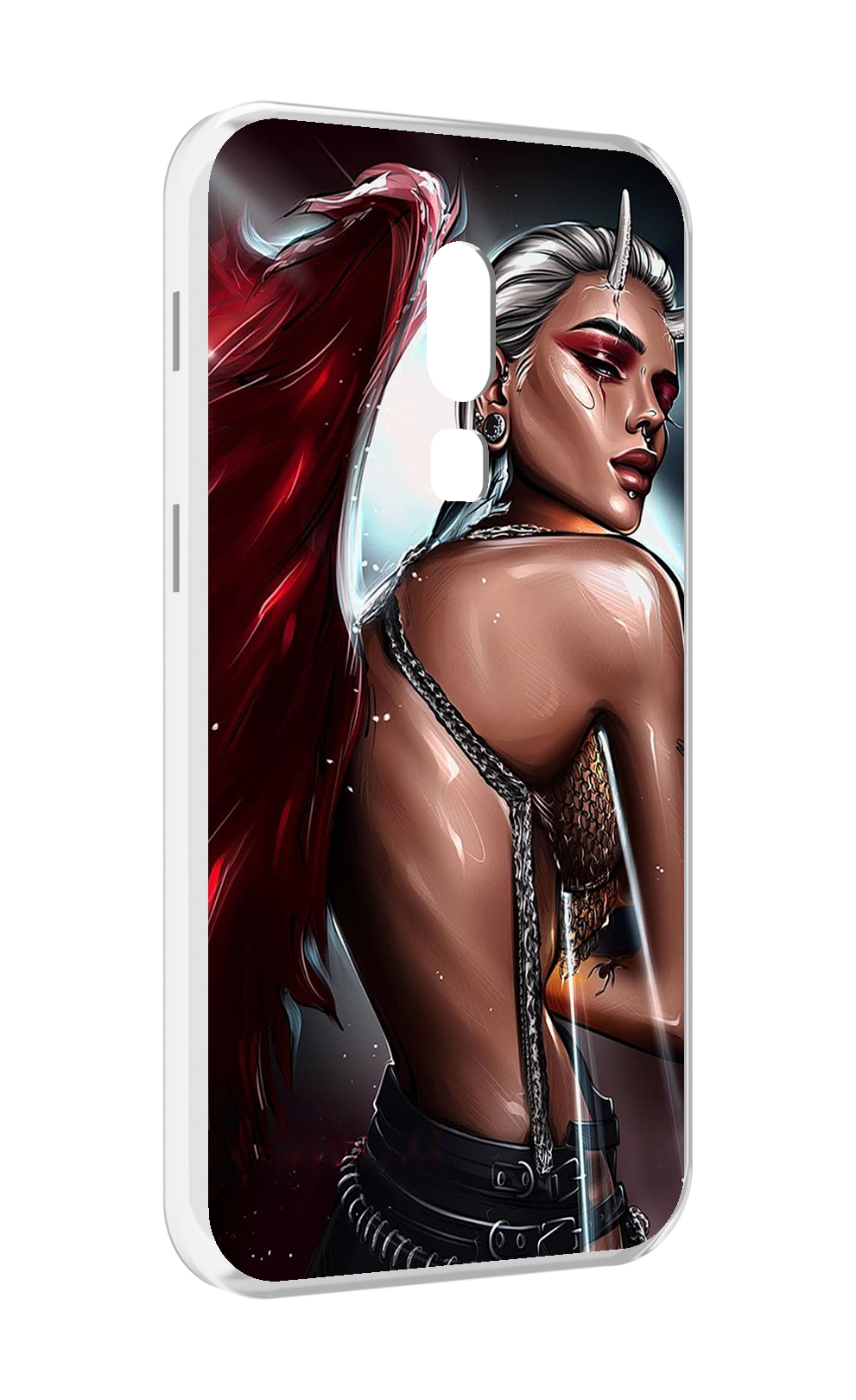 

Чехол MyPads девушка-с-крыльями женский для Meizu V8, Прозрачный, Tocco