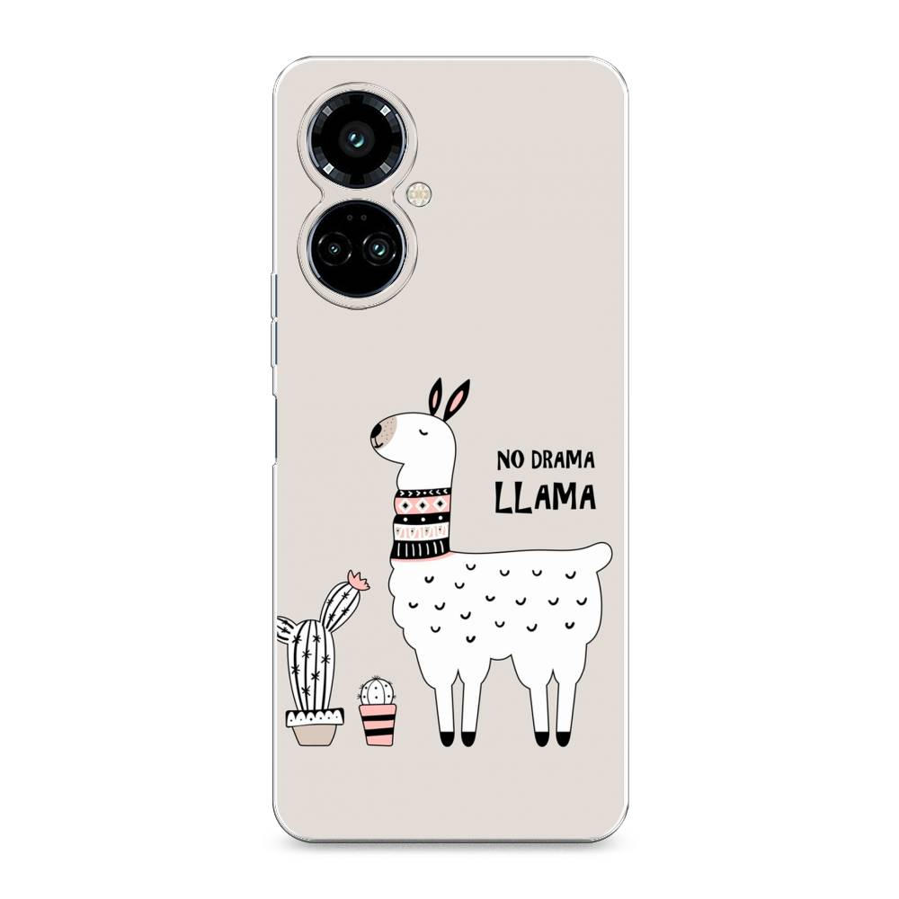 

Силиконовый чехол "No drama LLama" на Tecno Camon 19 Pro