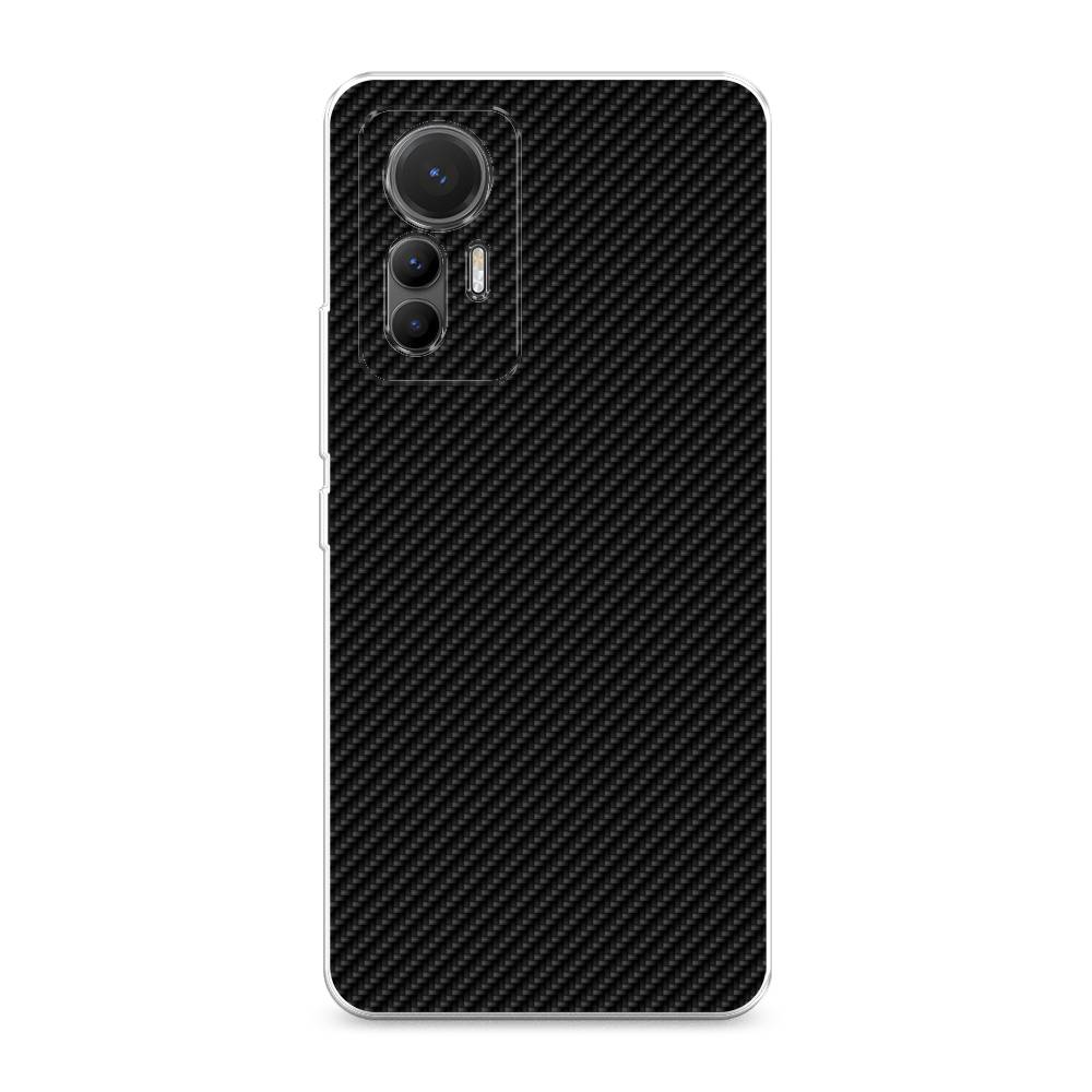 

Силиконовый чехол "Черный карбон" на Xiaomi 12 Lite, Разноцветный, 315050-3