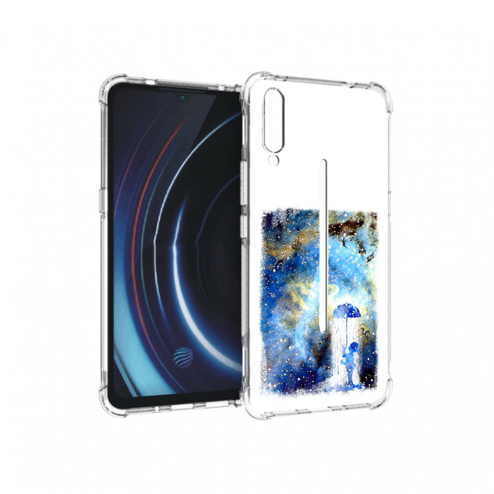 

Чехол MyPads Tocco для Vivo iQOO мальчик в небе (PT226955.389.455), Прозрачный, Tocco
