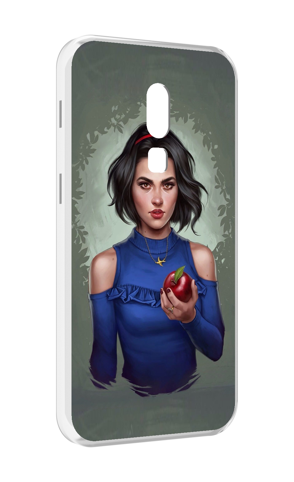 Чехол MyPads девушка-с-яблоком женский для Meizu V8