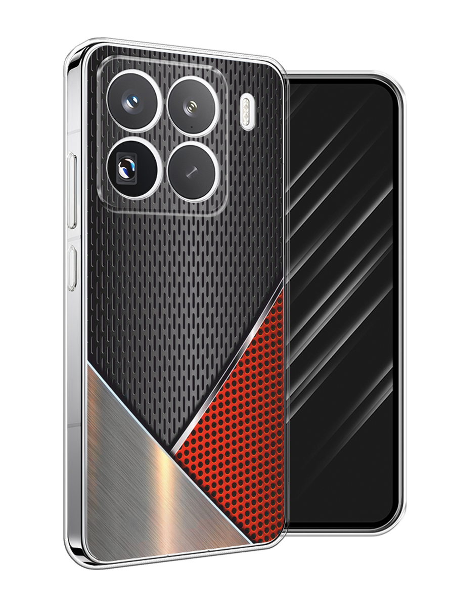

Чехол Awog на Xiaomi 15 Pro "Стальной металл", Черный;красный;серебристый, 323750-1