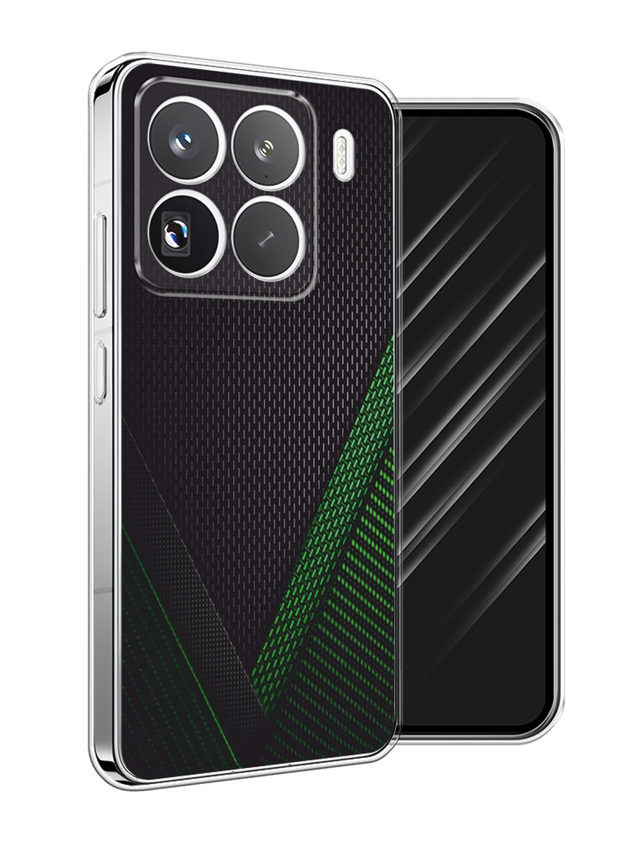 

Чехол Awog на Xiaomi 15 Pro "Зеленый карбон", Черный;зеленый, 323750-1