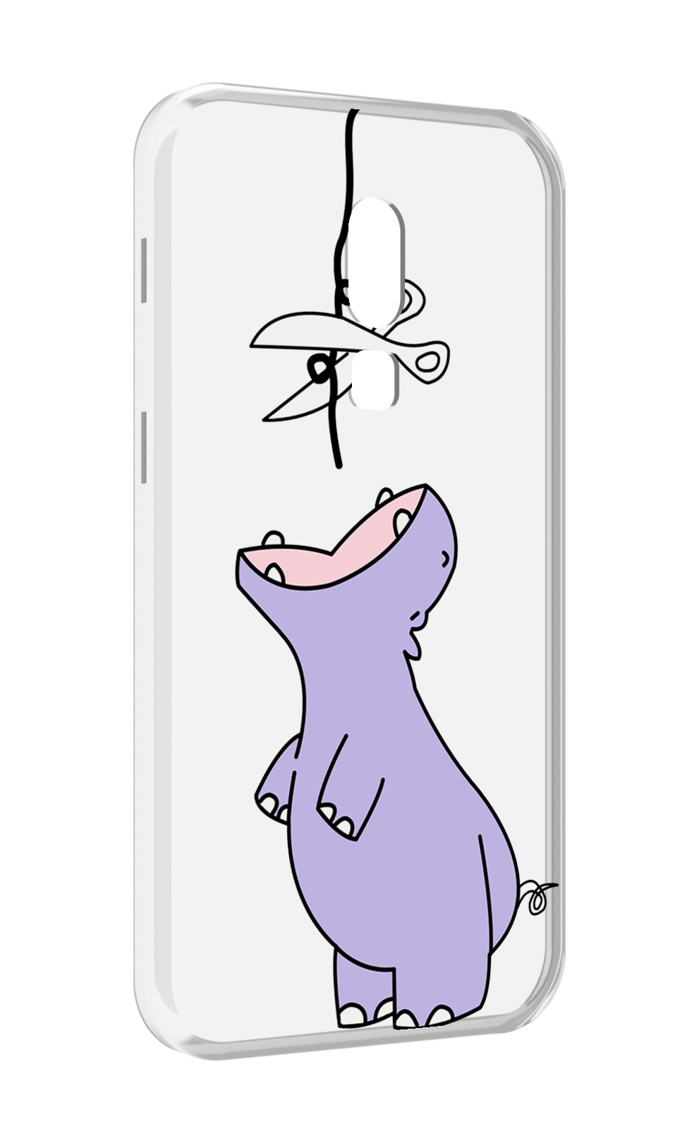 

Чехол MyPads динозаврик-фиолетовый для Meizu V8, Прозрачный, Tocco
